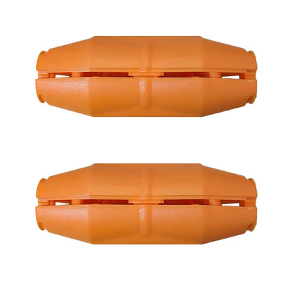 Orange Bucket Handle Grips Reduce Hand Fatigue for Wire Bail Handle