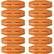 Orange Bucket Handle Grips Reduce Hand Fatigue for Wire Bail Handle