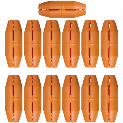 Orange Bucket Handle Grips Reduce Hand Fatigue for Wire Bail Handle