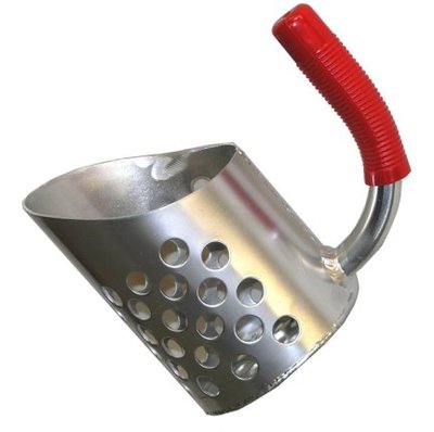 RTG Speedy Aluminum Sand Scoop with Curved Rubber Grip Handle