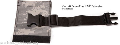 Garrett Camo Bag/Pouch with Belt Extender