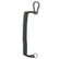 Dan's hunter green pinpointer lanyard showing hardware detail