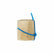 Two 36-inch rawhide bow backing strips by Serious Archery for bow limb protection