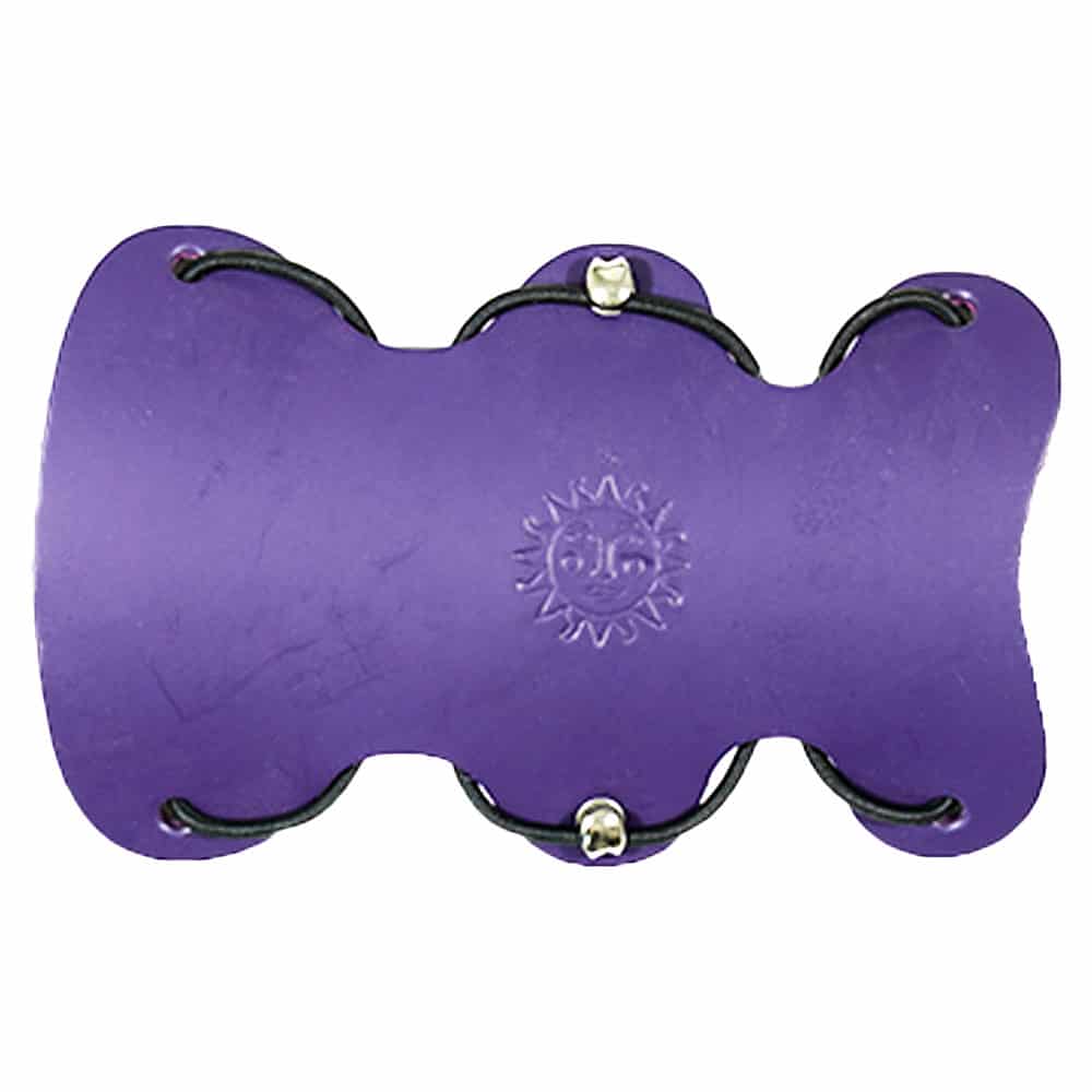 Serious Archery Kids and Youth Purple Leather Armguard for Bow Hunting