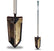 Lesche Sampson Pro-Series shovel with ball handle, aircraft-grade steel construction, 31-inch length