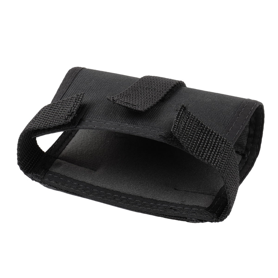 Falcon belt holster for MD20 detector showing secure attachment