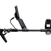 EQUINOX collapsed to compact size showing 3-piece carbon fiber shaft design