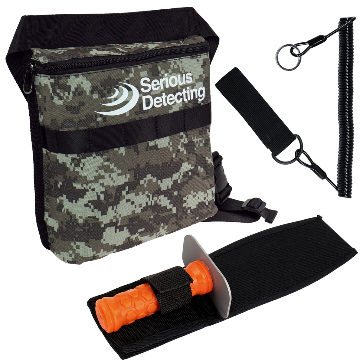 Teknetics TEK-POINT Waterproof Pinpointer Premium Bundle w/ Digger Tool, Bag & Lanyard - PKSD