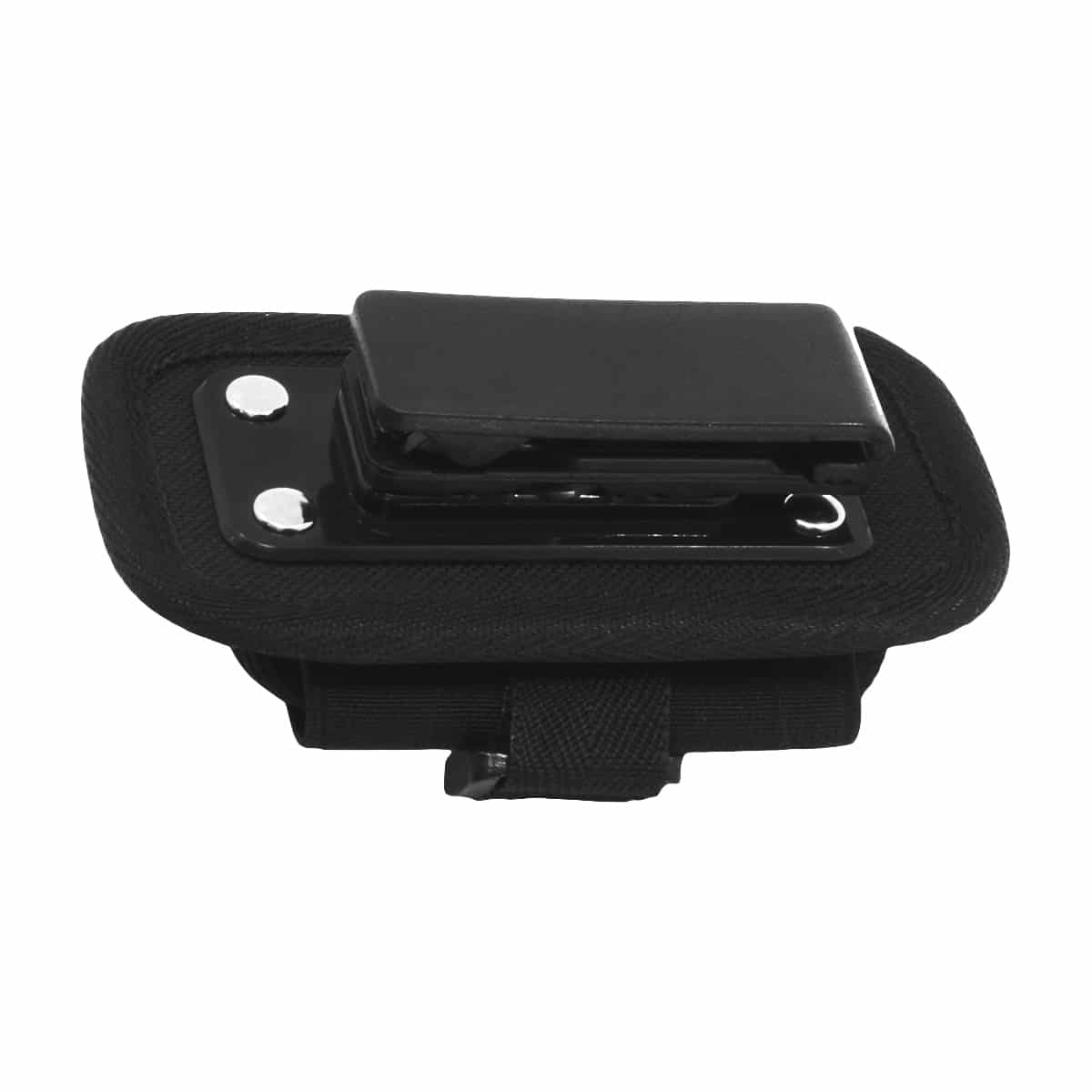 Back view of the MI-6 Pinpointer holster, photographed on a white backdrop