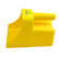 Side profile of White's 8.5 inch plastic sand scoop showing capacity and handle