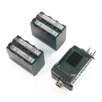 Coiltek Lithium-Ion Switchable Regulator Kit with 2 Batteries for Minelab GP and GPX Detectors