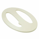 Coiltek 18x12 inch white hard plastic Goldstalker coil cover showing fitted design