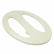 Coiltek 18x12 inch white hard plastic Goldstalker coil cover showing fitted design