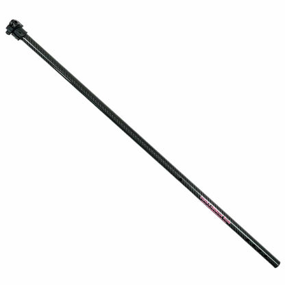 Steve's carbon fiber upper shaft with cam lock and rubber end cap for Minelab Equinox