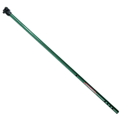 Steve's Detector Rods green carbon fiber upper shaft with adjustment holes visible