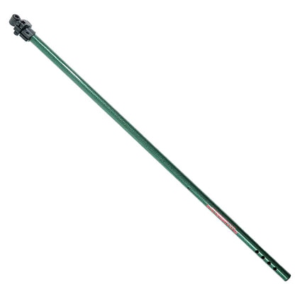Green accent Steve's carbon fiber rod set with glossy finish
