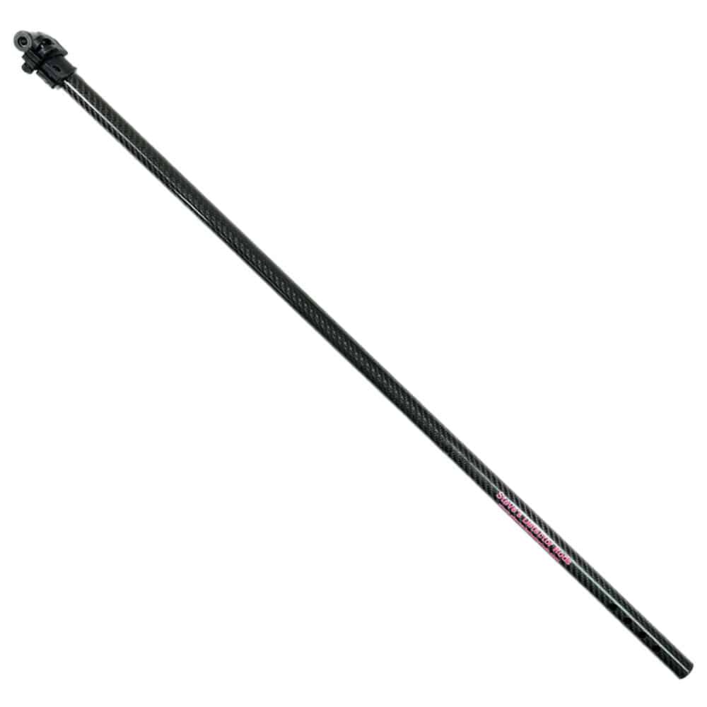 Steve's carbon fiber Equinox rods showing twill pattern finish