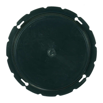 Blue Bowl black classifier lid side view showing depth and construction details