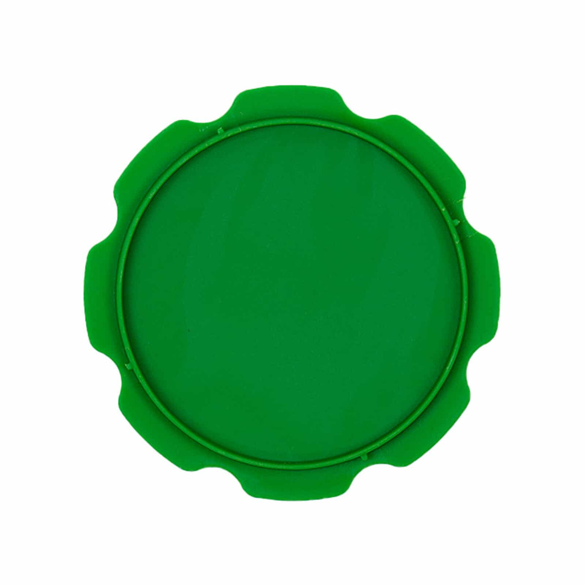 Blue Bowl green classifier lid detail showing 4-inch diameter and construction