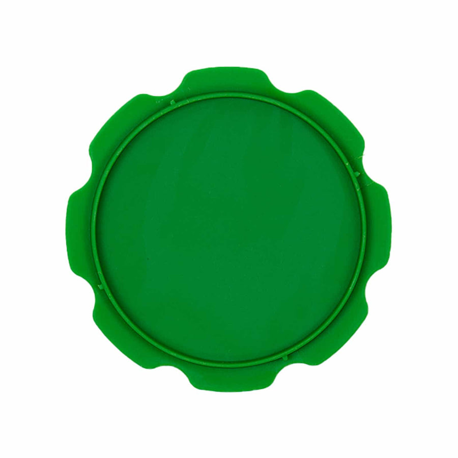 Blue Bowl green classifier lid detail showing 4-inch diameter and construction