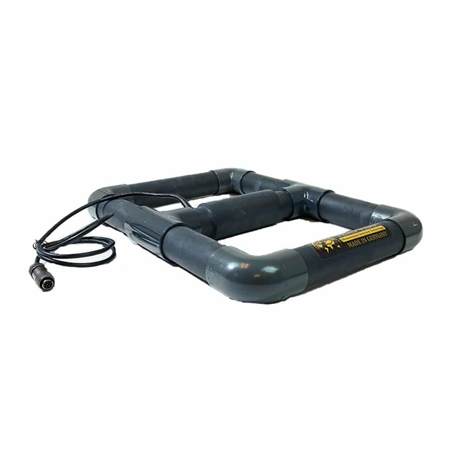 The Tero Vido metal detector frame coil photographed on a white background.