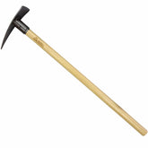 Apex Weasel Pick with 36-inch hickory handle and solid steel head for gold prospecting