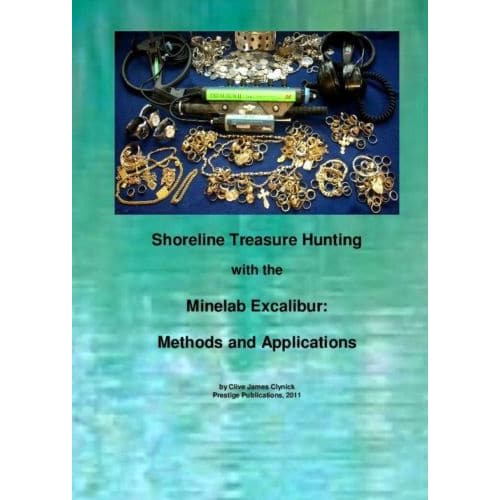 Shoreline Treasure Hunting with Minelab Excalibur book cover by Clive James Clynick