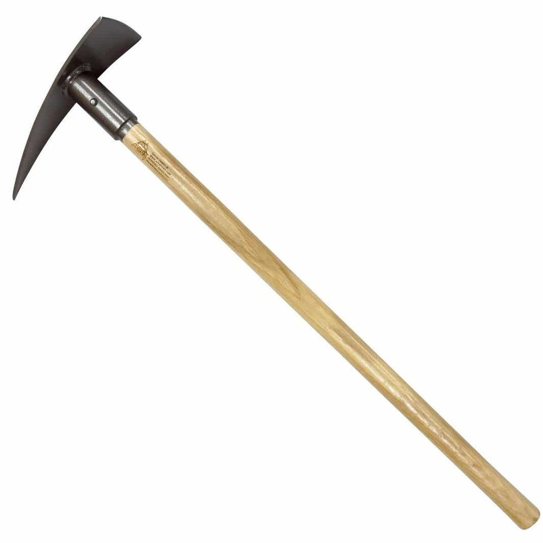 Apex Talon Pick with 36-inch hickory handle and solid steel head for metal detecting