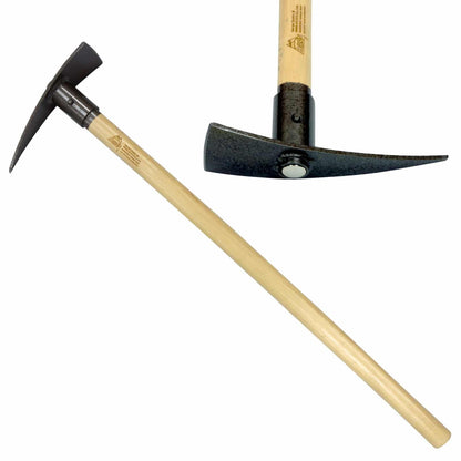 Apex Pick Badger LT 36-inch prospecting pick with hickory handle and embedded super magnet