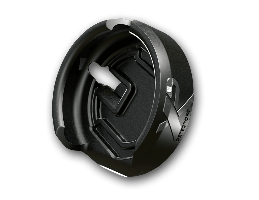Close-up view of XP WS4 stem support mount front attachment mechanism
