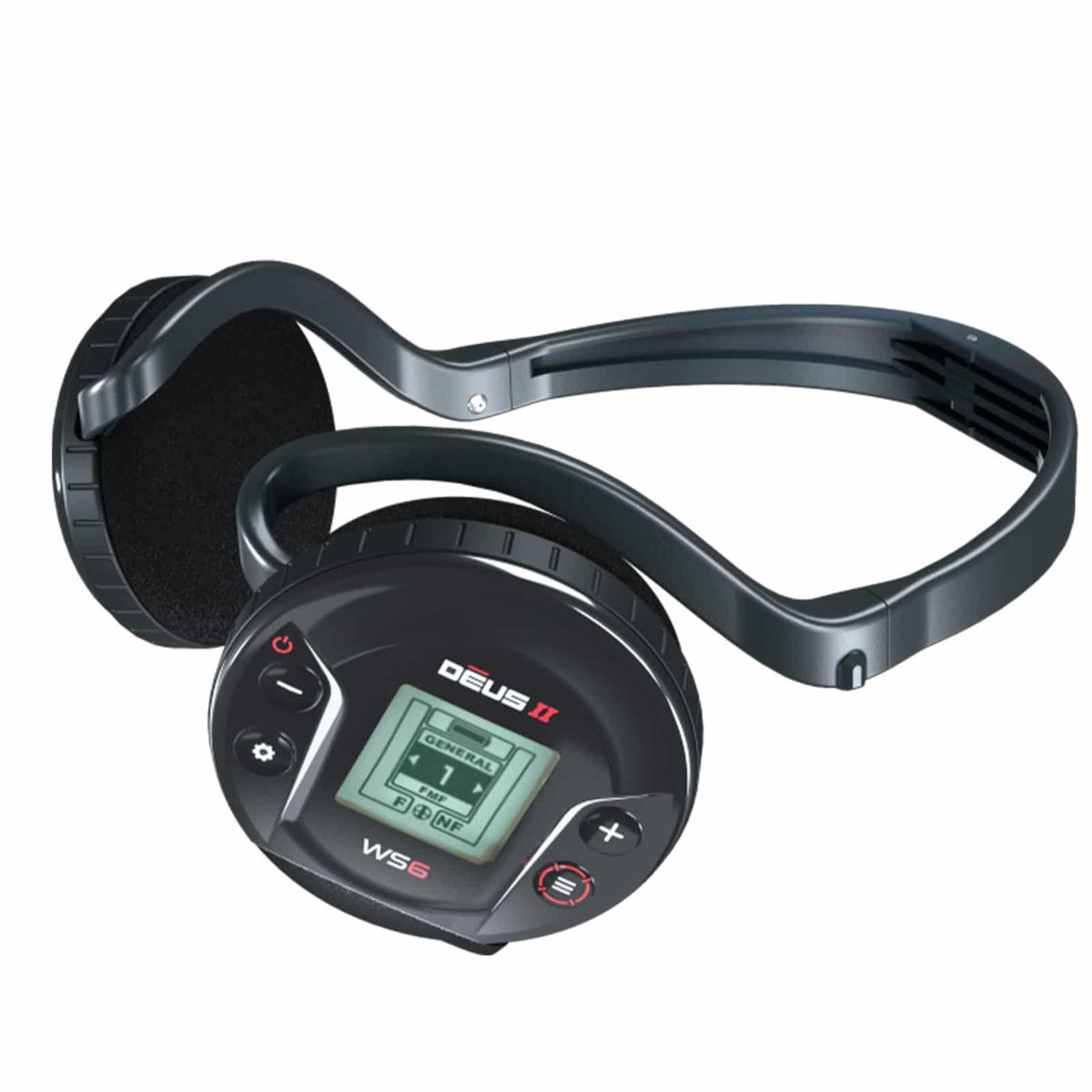 XP WS6 headphones folded, showing the ear cups and headband
