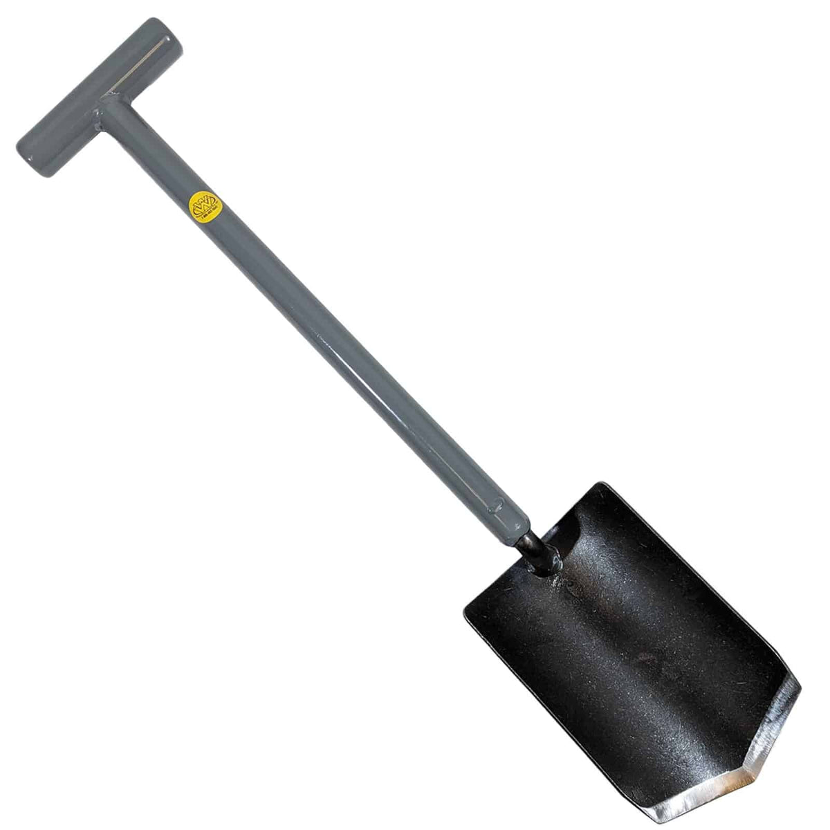 Lesche All Purpose Shovel with T-handle and curved blade, aircraft-quality steel construction