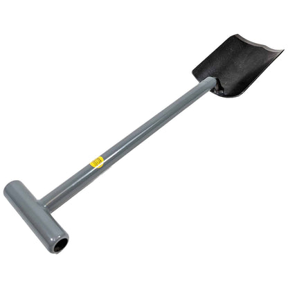 Lesche All Purpose Shovel with T-Handle and Heat-Treated Edge