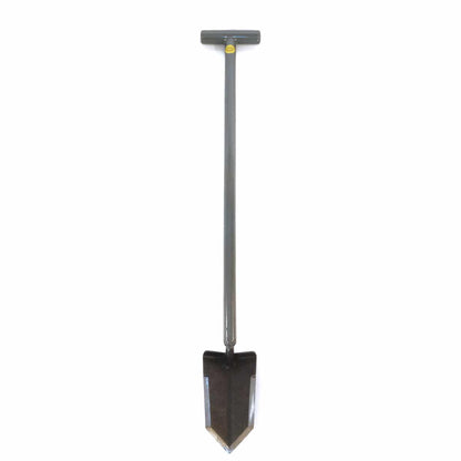 Lesche T-Handle 36-inch heavy duty metal detecting shovel with pre-sharpened blade and aircraft-quality steel construction