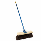 Lesche King of Spades heavy-duty broom with poly bristles, 63-inch handle