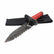 Lesche Model 76 Left Serrated Digging Tool w/ Hollow Handle, Screw on Cap, and Belt Sheath
