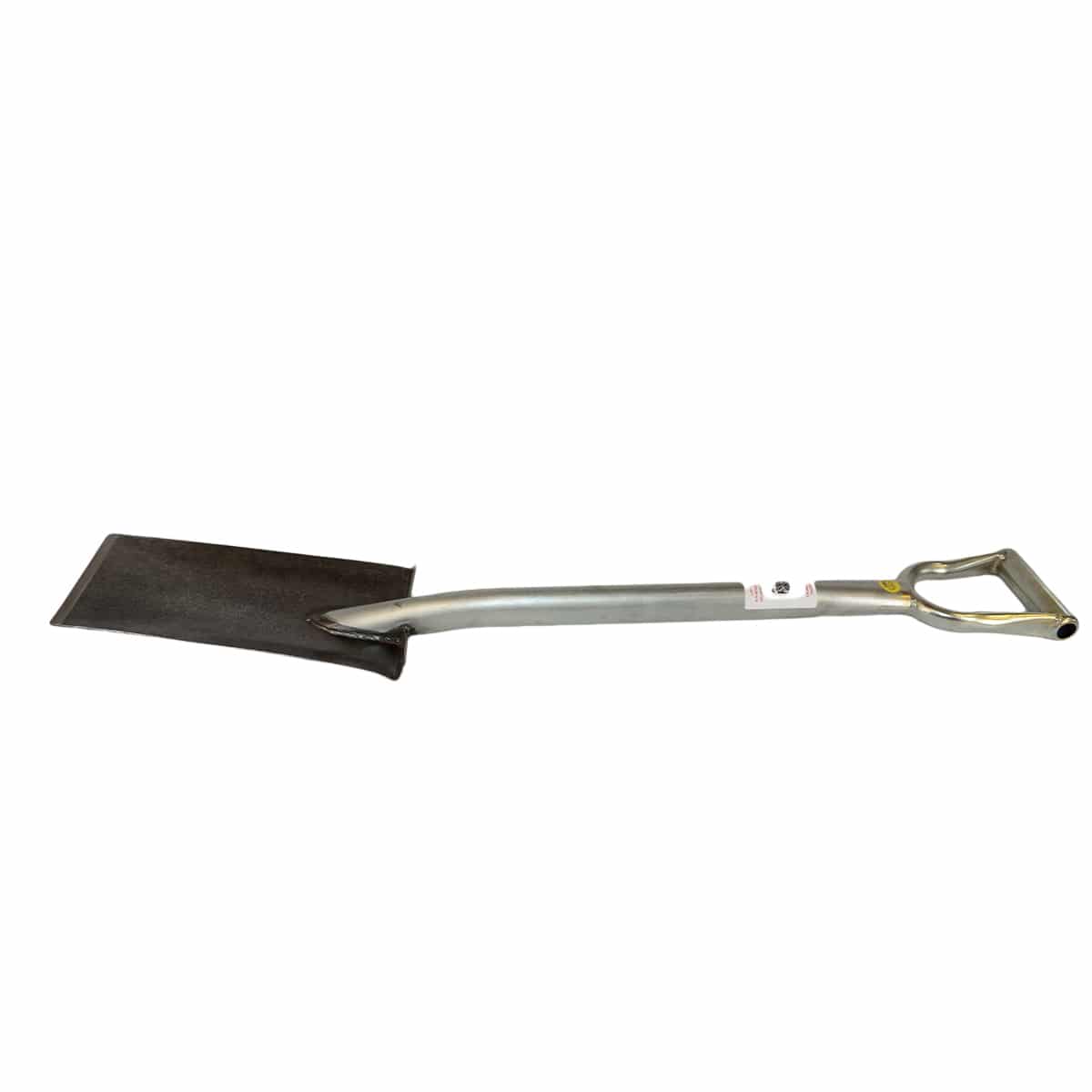Left side view of the King of Spades 40-inch shovel with 13-inch edge and D-handle grip.
