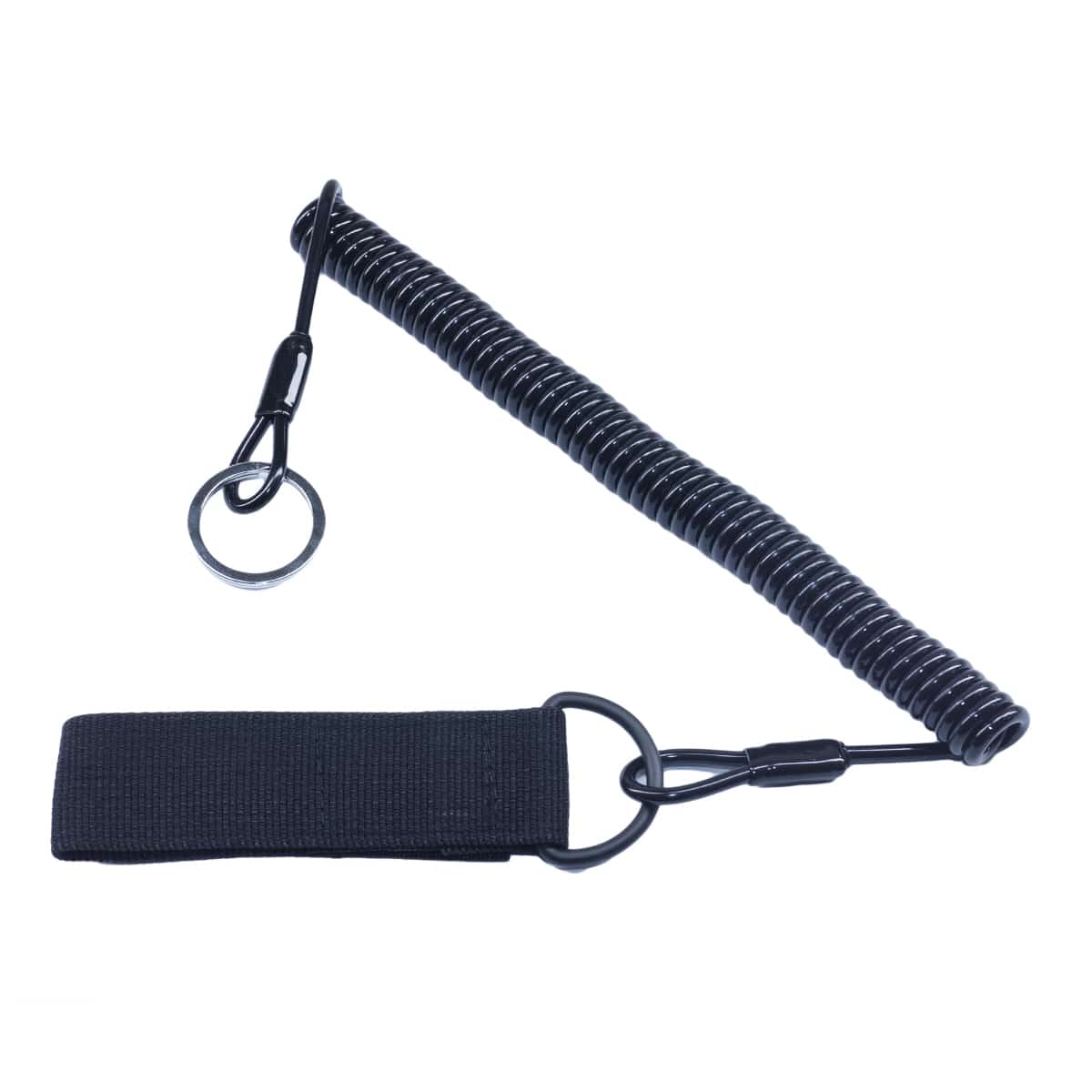 Serious Detecting Black Security Lanyard for Pinpointer Metal Detectors