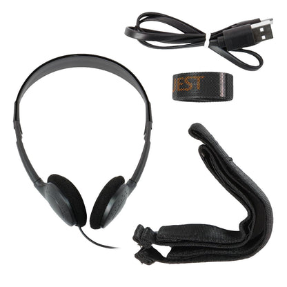 Quest Q40+ Pack Metal Detector with 2 Coils, Hat, Wireless HP Pouch and Cover