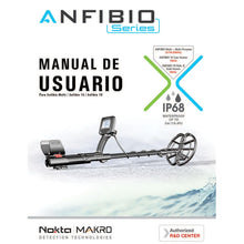 Nokta Anfibio Multi | Anfibio 14 | Anfibio 19 Manual Digital