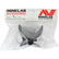 Minelab armrest kit components packaged in clear retail packaging