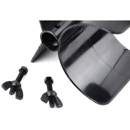 Minelab armrest kit displayed with metal detector shaft styling