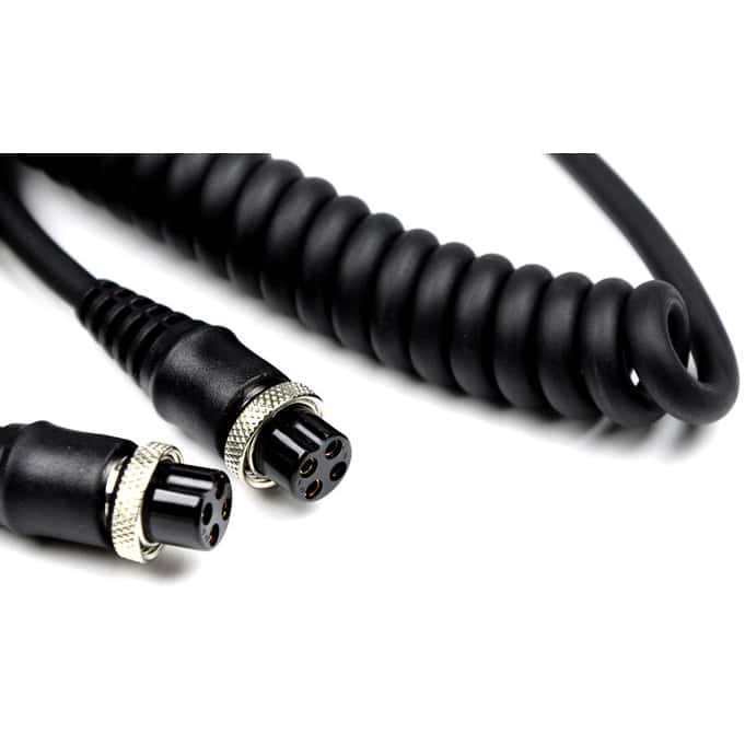 Minelab Heavy Duty 4-Pin Curly Cord Power Cable for GP and SD Series