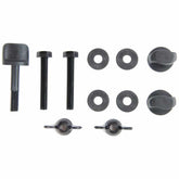 Complete Minelab coil hardware kit contents displayed for E-Trac Safari Explorer