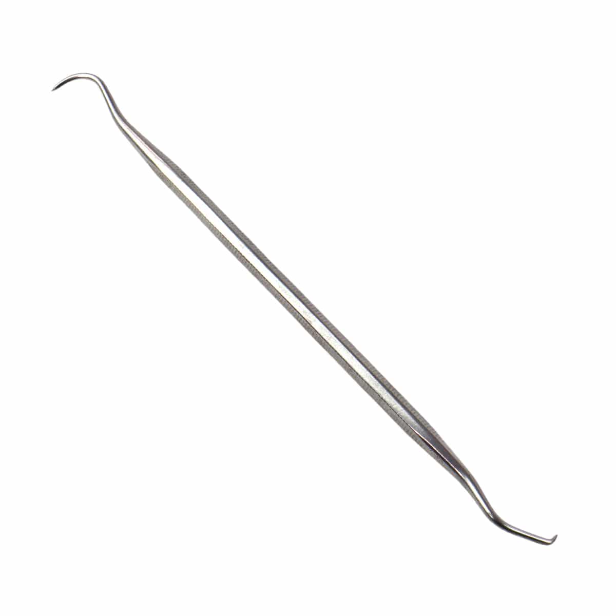 DD4 5-3/4" Double Ended Stainless Steel Pick w/ Angled & Round Hooks