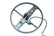 Mars Discovery 13” DD Waterproof Coil for Minelab X-Terra 18.75 kHz Detector