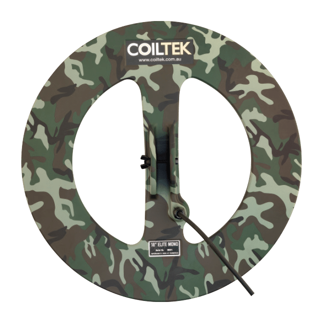 Coiltek 18" Mono Elite Camo Search Coil for Minelab SD, GP and GPX