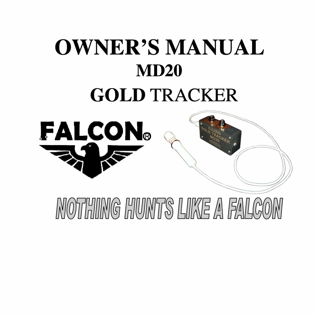 Falcon Gold Tracker MD20 Instruction Manual Digital