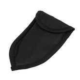 Folding metallic sand scoop from Gold Claw kit in open position
