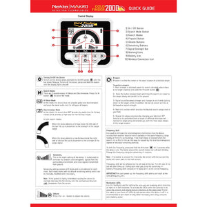 Gold Finder 2000 Quick Guide